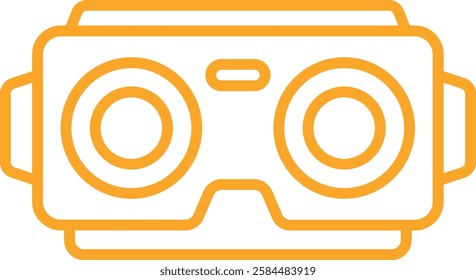 Stereoscopic vector icon. Can be used for printing, mobile and web applications.