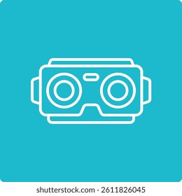 Stereoscopic vector icon. Can be used for printing, mobile and web applications.