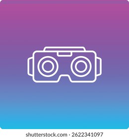 Stereoscopic vector icon. Can be used for printing, mobile and web applications.