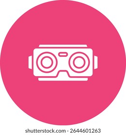 Stereoscopic vector icon. Can be used for printing, mobile and web applications.