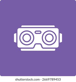 Icono de Vector estereoscópico. Se puede utilizar para aplicaciones de impresión, móviles y de Web.