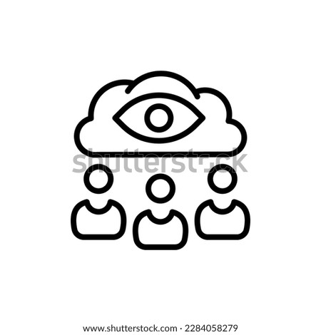 Stereotype icon in vector. Illustration