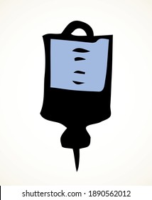 Injektionslösung. Vektorgrafik