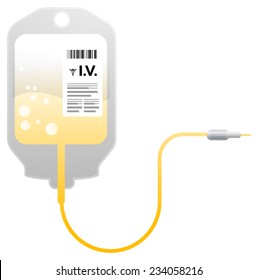 Sterile IV Bag - Illustration