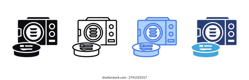 Sterilization icon sheet multiple style collection