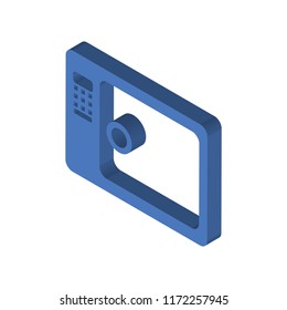 Sterilization isometric left top view 3D icon