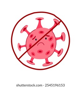 sterilize anti bacteria cartoon. hygiene protect, kill prevent, virus microbe sterilize anti bacteria sign. isolated symbol vector illustration