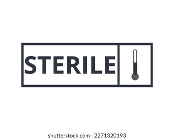 Sterilized using steam or dry heat. Concept of packaging and regulations.
