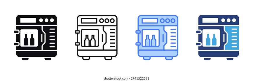 Sterilizer icon sheet multiple style collection
