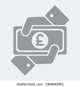 Sterling banknote payment 