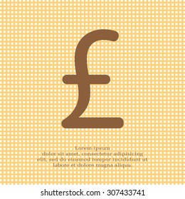 sterling sign, vector design for website