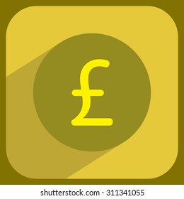 sterling sign, vector design for website