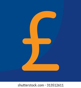 sterling sign, vector design for website