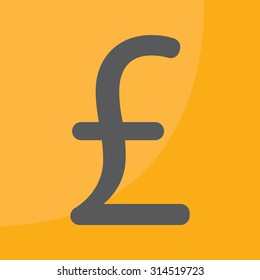 sterling sign, vector design for website