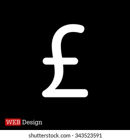 sterling sign, vector design for website