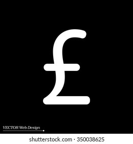 sterling sign, vector design for website