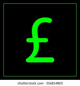 sterling sign, vector design for website