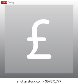 sterling sign, vector design for website