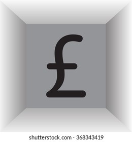sterling sign, vector design for website