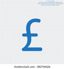 sterling sign, vector design for website