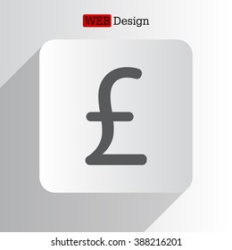 sterling sign, vector design for website