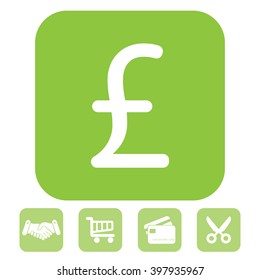 sterling sign, vector design for website