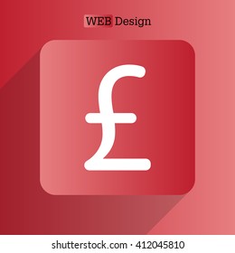 sterling sign, vector design for website