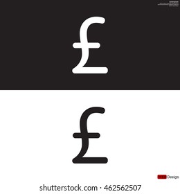 sterling sign, vector design for website