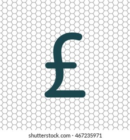 sterling sign, vector design for website