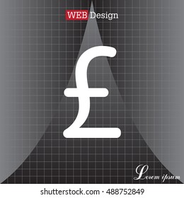 sterling sign, vector design for website