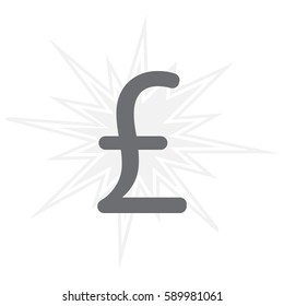 sterling sign, vector design for website