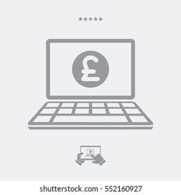 Sterling - Smart online banking services - Vector flat icon