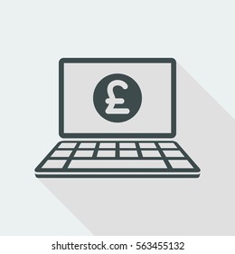 Sterling - Smart online banking services - Vector flat icon