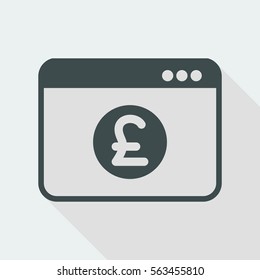 Sterling - Smart online banking services - Vector flat icon