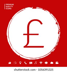 Sterling symbol icon
