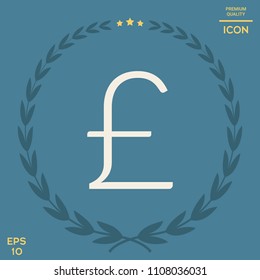 Sterling symbol icon