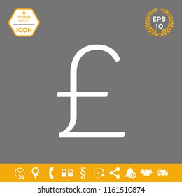 Sterling symbol icon