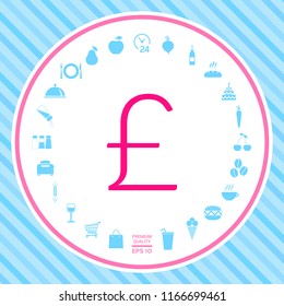 Sterling symbol icon