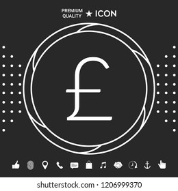 Sterling symbol icon