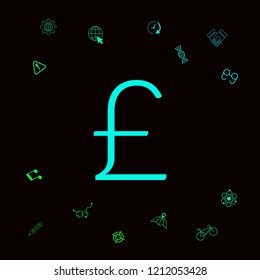 Sterling symbol icon