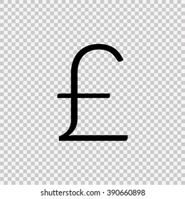 Sterling symbol icon