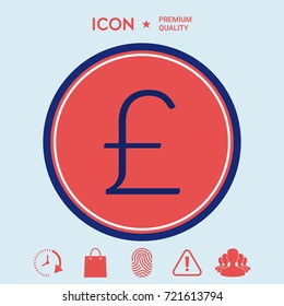 Sterling symbol icon
