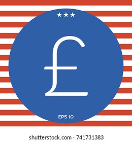 Sterling symbol icon