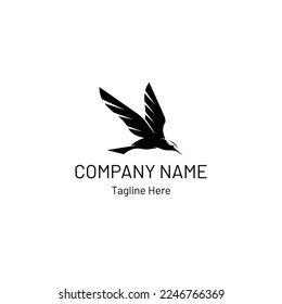 Sterna Paradisea logo design icon. Sterna bird design inspiration.
Artic bird logo design template. Bird animal symbol logotype.
Sterna Paradisea symbol silhouette.