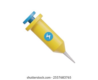 Steroid icon 3d render illustration