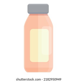 Vector de dibujos animados de ícono líquido esteroide. Dopaje deportivo. Proteína vitamínica