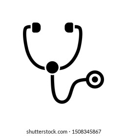 Stethoscop simple icon vector design