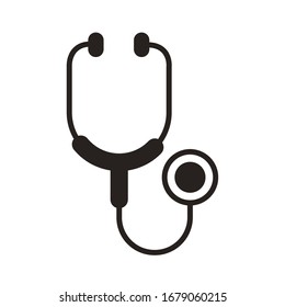 stethoscope cardio device line style icon vector illustration design