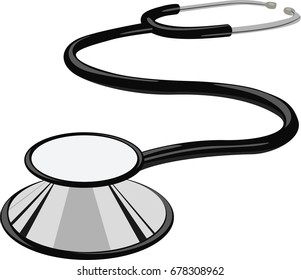 Stethoscope cartoon 3d