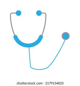 stethoscope for checkup medical equipment vector illustration